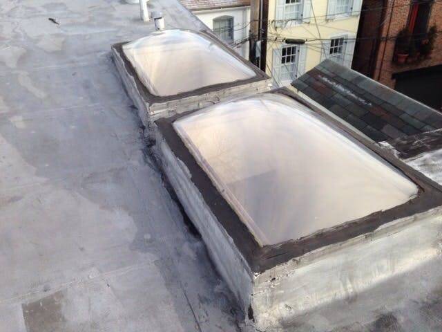 Replacing a Leaking Skylight in Catonsville, MD, 21228 E. Churchill St Frederick Maryland Skylight Replacement Old