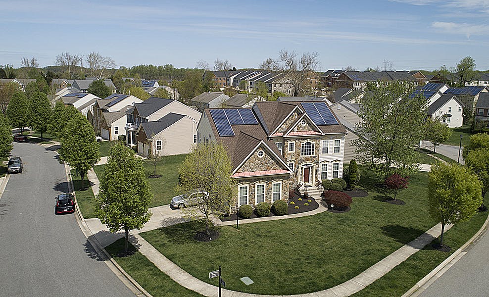 roof solar panel installation