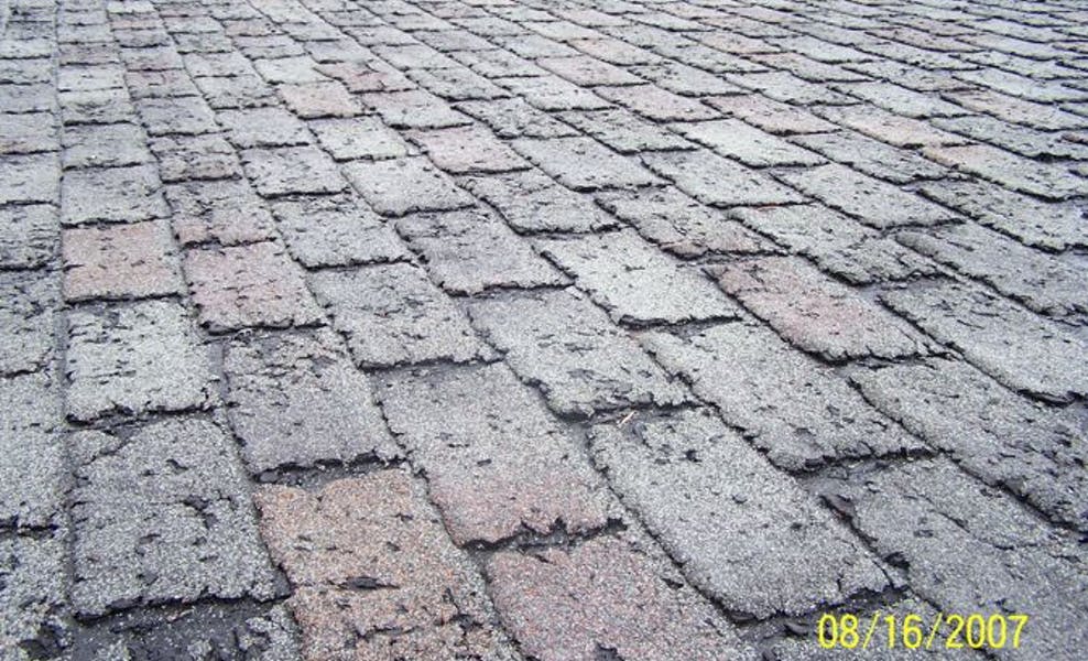 roofing shingle deterioration and repairs
