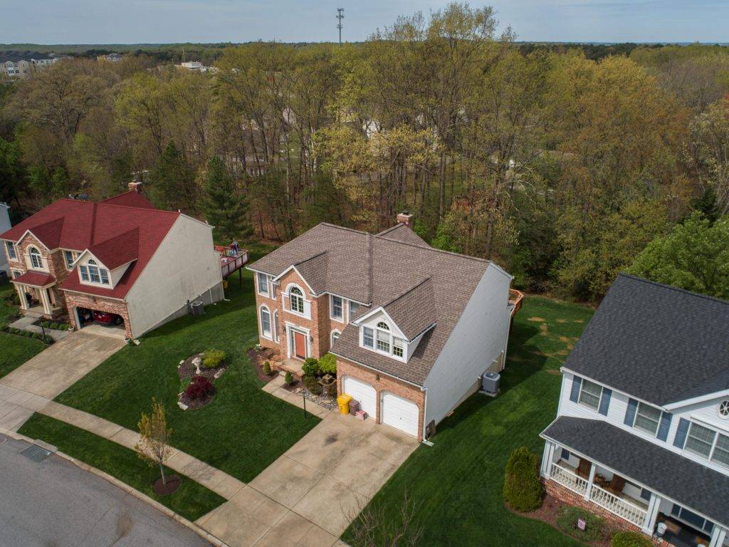 Replacement roof on brick home in Howard County