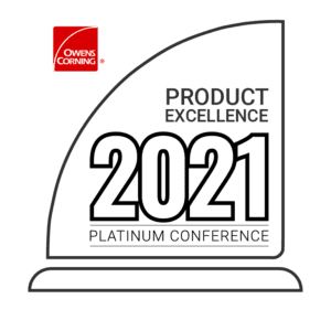 2021 Product excellence for Owens Corning