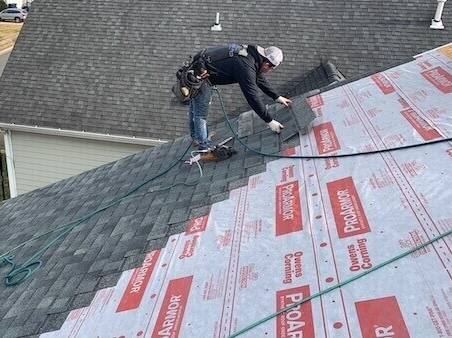 installing new roof