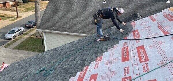 installing a roof