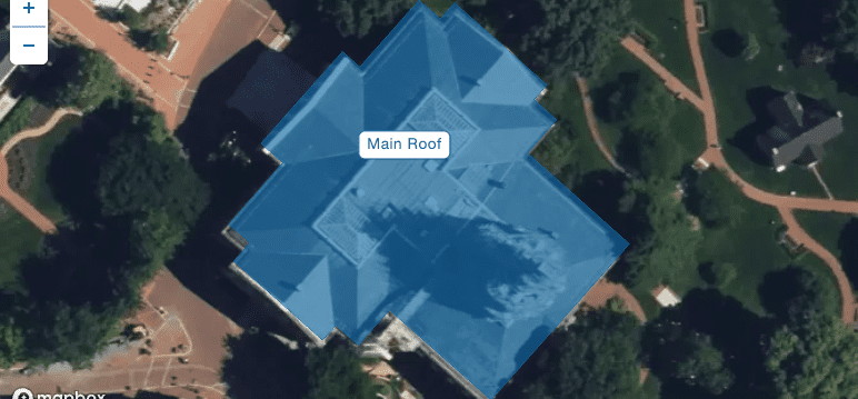 measuring roof quote
