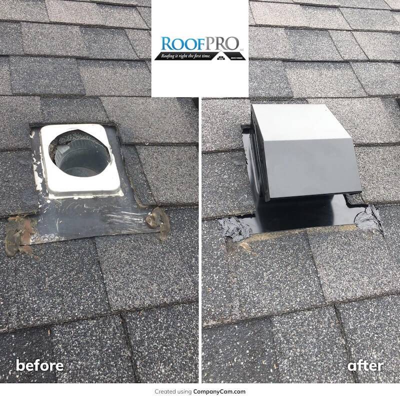 vent replacement on roof