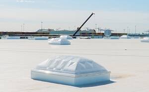 commercial skylight install