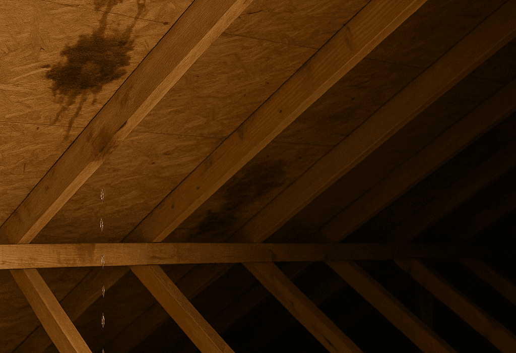 attic leak in maryland homes