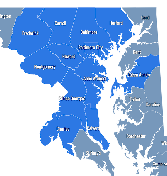 map or roofpro service area