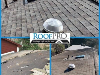 new roof with sun tunnel